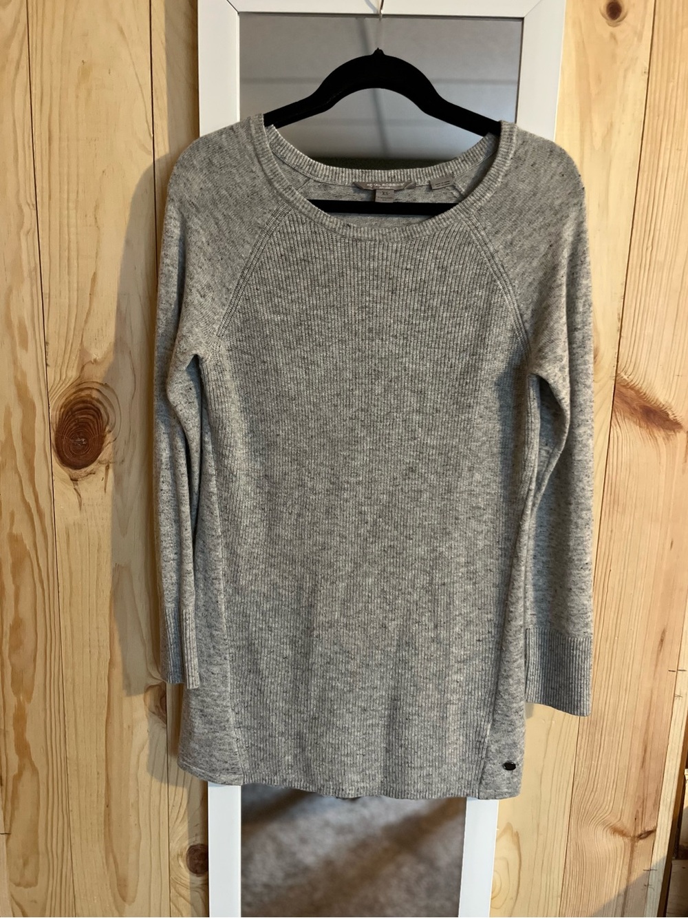 Royal Robbins Merino Wool Blend Grey Tunic Sweater